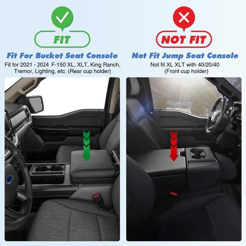 1797 Center Console Organizer fit for Ford F150 F-150 Accessories