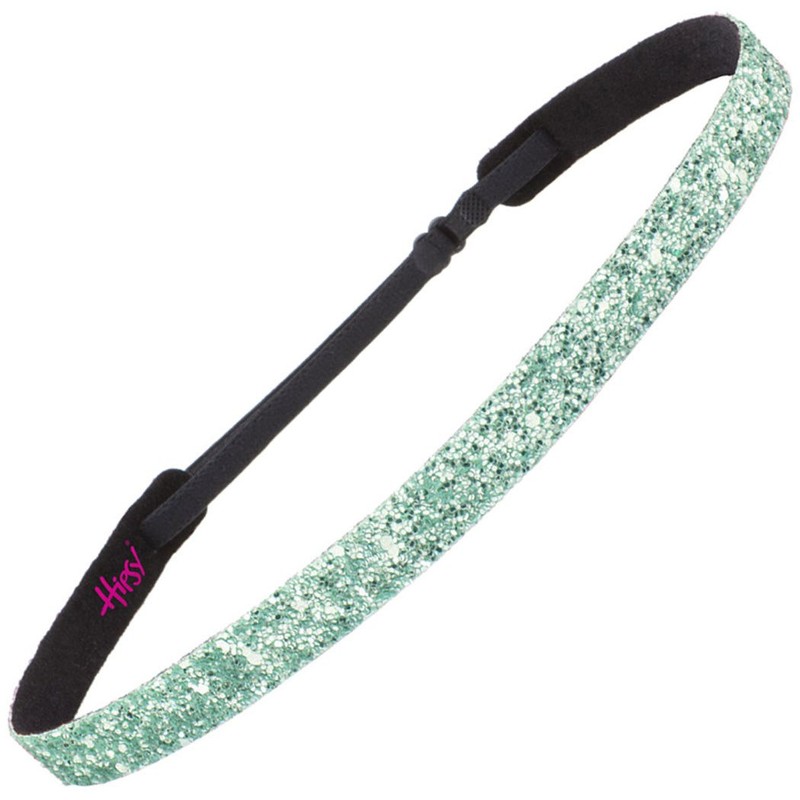Hipsy Women's Adjustable Non Slip Bling Glitter Skinny Cute Headband