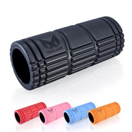 [AYA Karina Maruyama Favorited] Mueller Foam Roller, Myofascial Roller, Massage Roller, Developed exclusively in Japan, Used by Athletes, Myofascial Release Roller/Recovery Care Roller (Black)