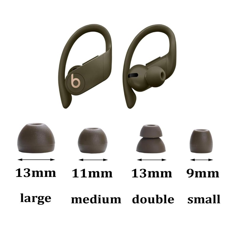 Replacement Earbud Tips for Beats Powerbeats Pro Wireless Stereo Headphones