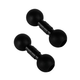 NILKATSS 25mm to 25mm Double Ball Head Mount Anti-Slip, Extension Dual Ball Adapter, Compatible with Multiple 1 Inch Size B Double Ball Socket Mount Arms 1PC