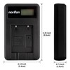Norifon EN-EL10 LCD USB Charger for Nikon Coolpix S200, S203,