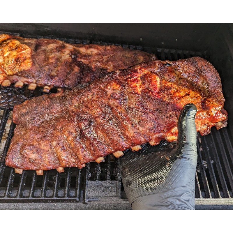 HDMNDD Black Disposable BBQ Grill Gloves Kit - 50 Heavy