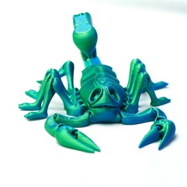 3D Printed Scorpion,Articulated Models,Flexible Joint Animal Ornament Figurines,Surprise Fantasy Gifts