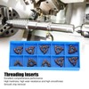 10Pcs Threading Inserts CNC Lathe Indexable Carbide Blade Turning Tool