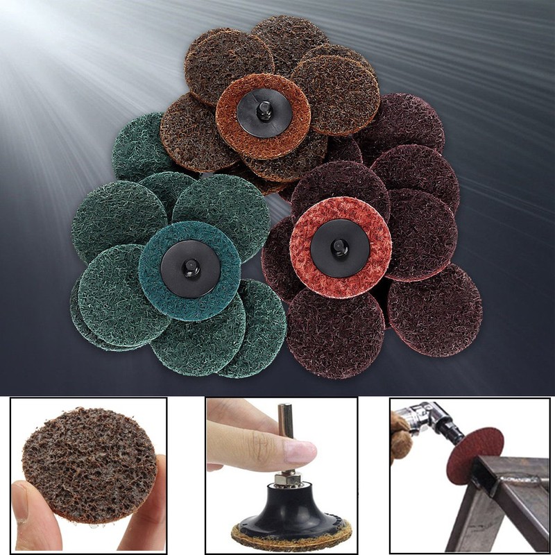 Gasea 15pcs 2 Inch Quick Change Discs Surface Conditioning Sanding