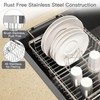 Small Expandable Over The Sink Dish Drainer Drying Rack In