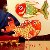 Cute Paper Lanterns for Chinese New Year 2pcs 3D Fish