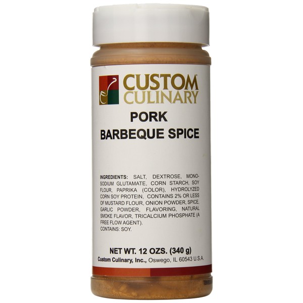 Custom Culinary Pork Barbeque Spice, 12 Ounce