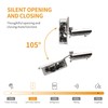 Chibery 30 Pack 1/2" Overlay 4D Soft Close Concealed Hinges