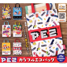 PEZ Colorful Eco Bag Set of 6 Types