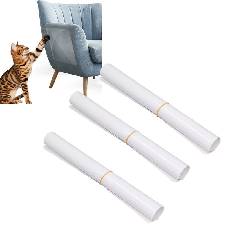 10Pcs Cat Scratch Furniture Protector Transparent PVC Cat Scratch Furniture