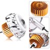 Motorcycle LED Headlight Projector Lens Dual Angel Devil Eye Head