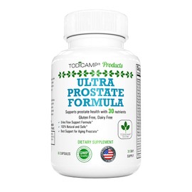TODICAMP Prostate Support Supplement Formula with Saw Palmetto Extract and Bladder Control Complex - 30 Day Supply