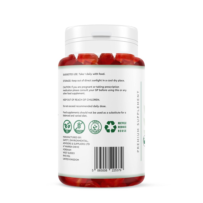 Fibre Gummies 3000MG - Vegan - One Month Supply -