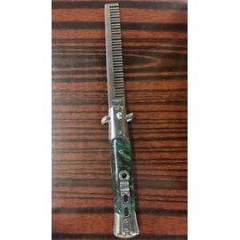 Stilleto Rainbow SWITCHBLADE COMB Italian Stiletto Style Knife Automatic Switch Blade