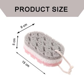 6 Pack Bath Sponges, Exfoliating Sponge, Shower Sponge, Three Layers of Exfoliating Sponge Shower Sponge Multipack Shower Puff Body Sponge Bathroom Sponge Perfect for Men Women Kids Body