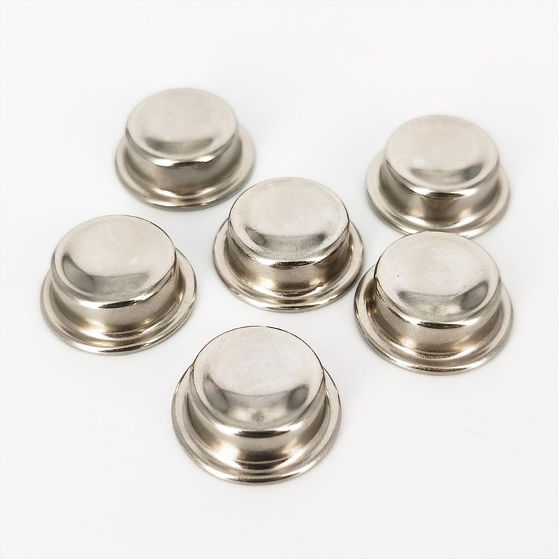 Alamic Push on Pushnut Cap Stud 1/2 Inch Axle Cap