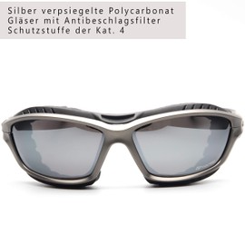 Daisan Glacier Goggles Category 4 Filter with Strap Band Wind Protection Padding 100 UV Protection Lenses