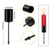 NentMent 4 Pack Candle Holder Stakes Taper Candlestick Holders with