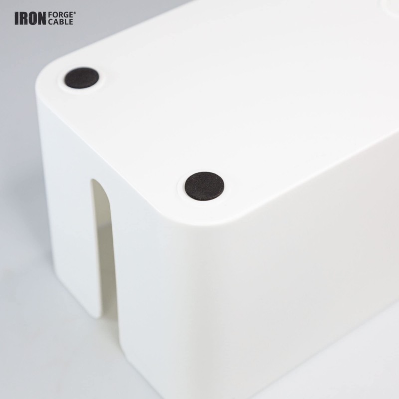 Iron Forge Cable Cable Management Box, 2 Pack - White